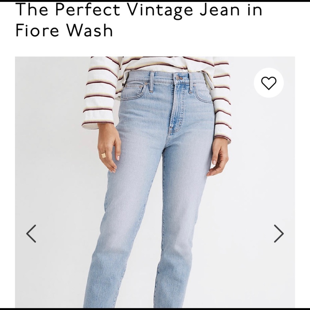 Madewell Perfect Vintage Jean | Fitzgerald
